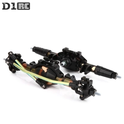 D1RC оригинальный камуфляж металлический передний и задний мост для RC Гусеничный
