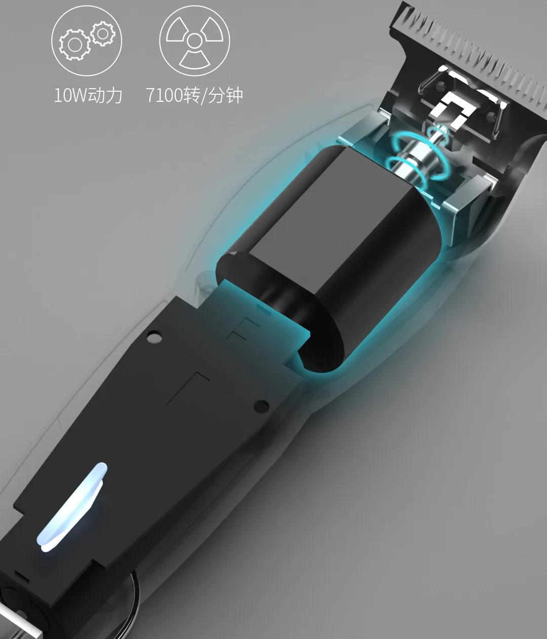 XIAOMI Mijia ENCHEN Hummingbird usb зарядка электрическая машинка для стрижки волос 10 Вт 110-220 В триммер для волос с 3 расческами для мужчин