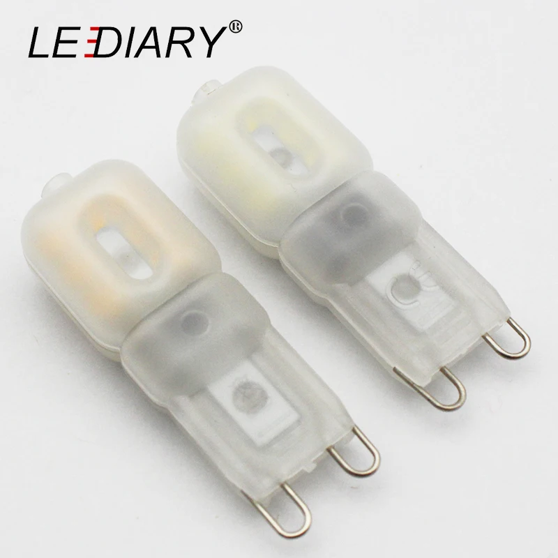 LEDIARY 5 шт./лот LED G9 лампы 220 В 240 заменить 25 Вт галогенные для люстры теплый белый