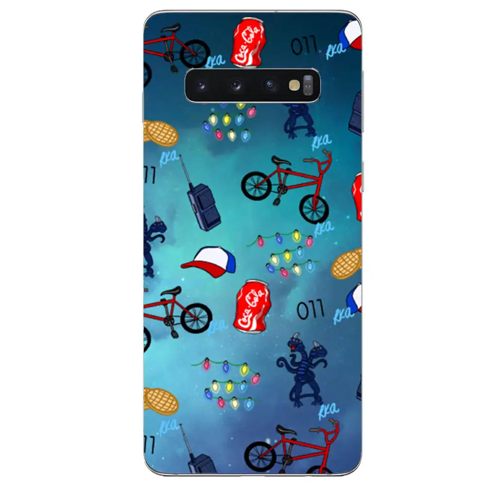 TPU Мультфильм Stranger Thing Сезон 3 мягкий из термопластика силиконовый чехол для мобильного телефона задняя крышка для Samsung Galaxy S6 S7 S8 S9 S10Plus край M20 M10 Note9 - Цвет: TPU