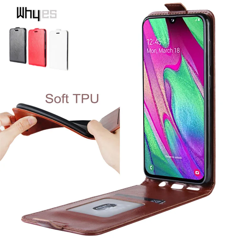 Whyes Мягкий силиконовый чехол для samsung Galaxy A40 чехлы из искусственной кожи