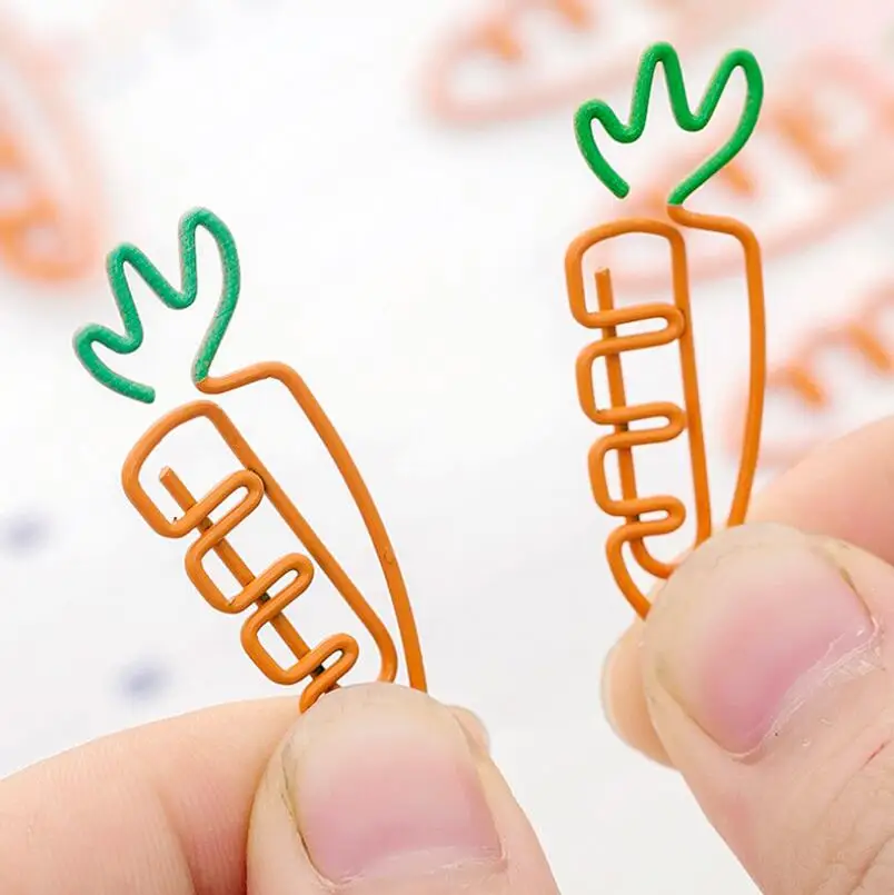 5 шт. милая бумага для формирования моркови игла быстрой бумаги в виде сердца