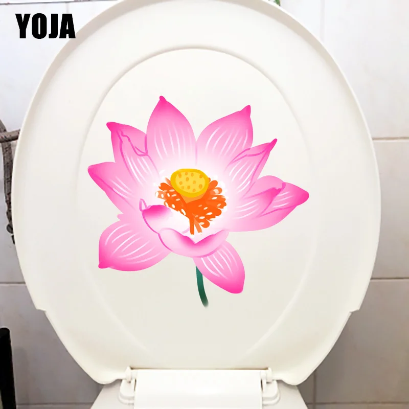 YOJA 23 5*22 8 см мультфильм Лотос Свежий Дом настенные наклейки росписи классический