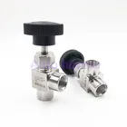 Жесткий игольчатый клапан SS304 18 14 38 12 дюйма