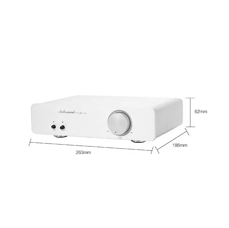 Nobsound HiFi стерео 2-в-1-OUT предусилитель алюминиевого серебристого домашнего аудио