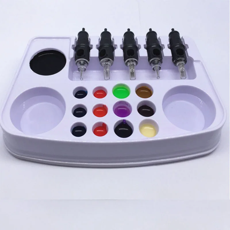 

12 шт./упак. одноразовый пластиковый держатель для тату для чернильных стаканчиков/игл