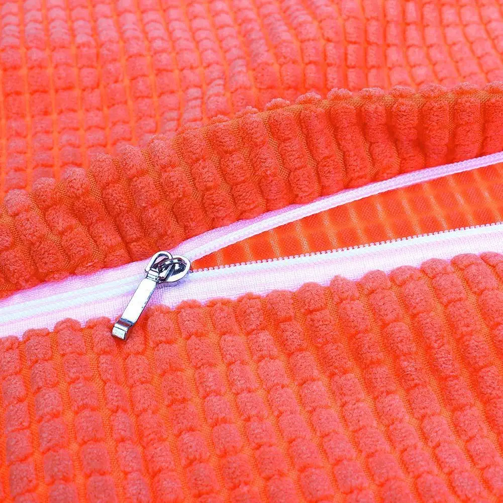 Корн ядра вельветовый Диван Декор пледы наволочка # е квадрат 50 см оранжевый