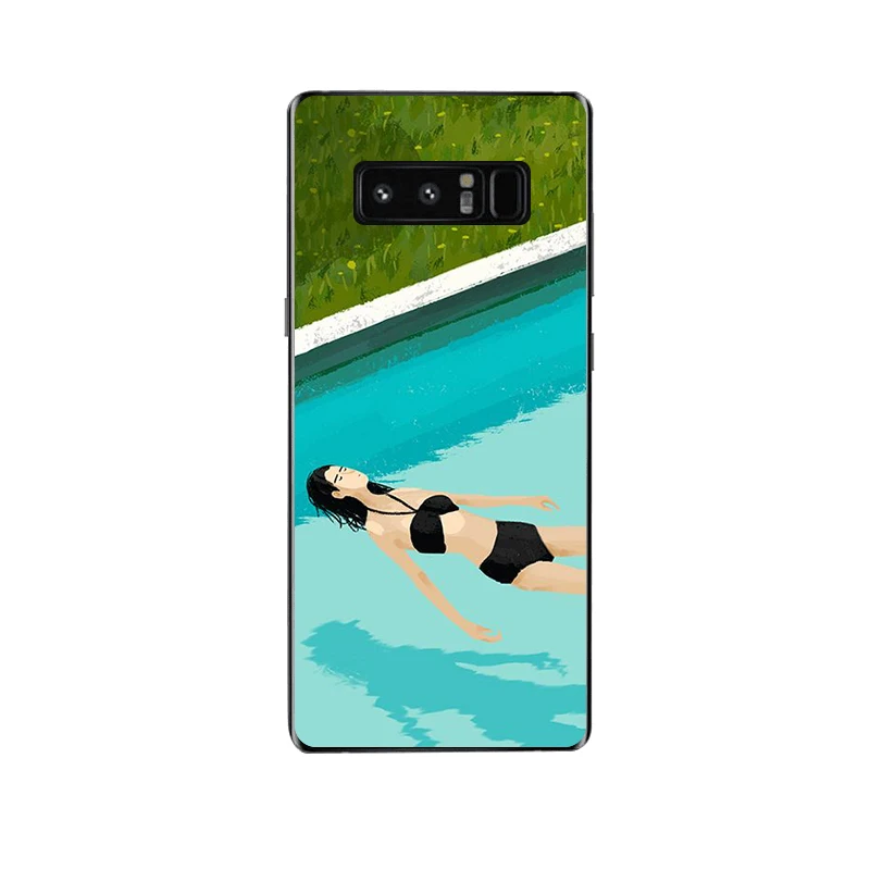 Cute Cartoon Plastic Phone Cases For Samsung Galaxy Note 8 Back Cover Coque Funda iPhone 6 Case iphone 6S 7 Plus Capa |