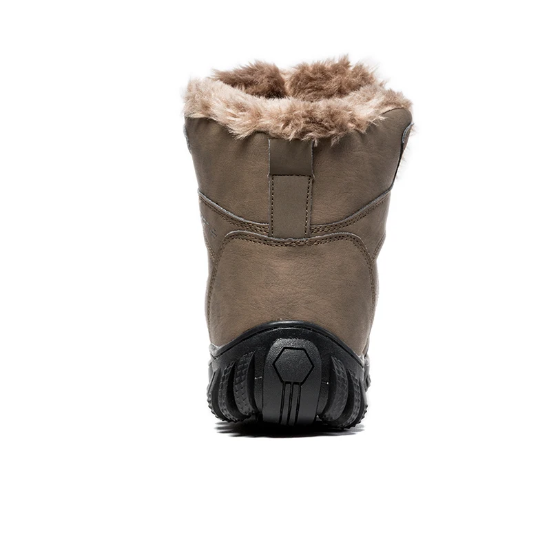 Мужские уличные кроссовки теплые плюшевые ботинки до щиколотки повседневная