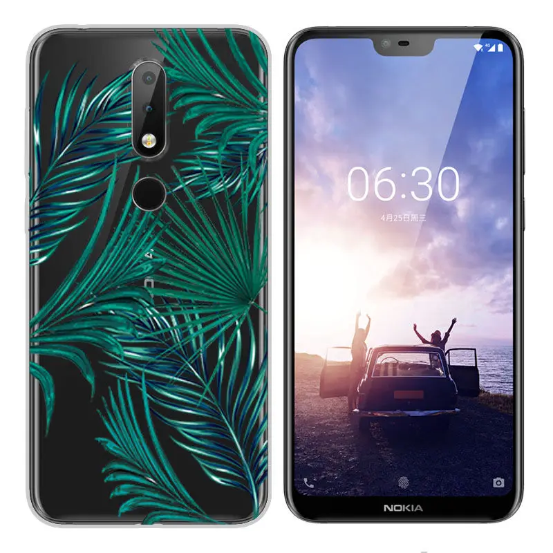 Модный Мягкий Силиконовый ТПУ чехол для Nokia 2 3 5 6 7 2017 X6 2018 окрашенный 8 1 |