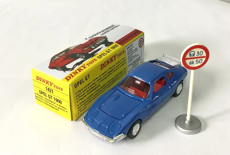 Atlas Dinky Toys 1421 OPEL GT 1900 1:43 литая модель автомобиля
