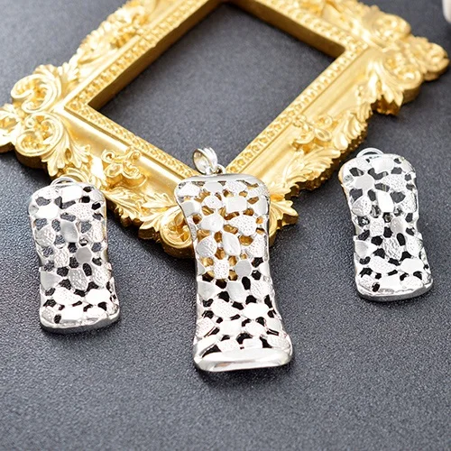 Earrings Pendant S Ювелирные изделия zeadear Классические Ювелирные наборы для женщин серьги ожерелье кулон квадратный Ювелирный Набор для вечерние изысканные ювелирные изделия - Окраска металла: Earrings Pendant S