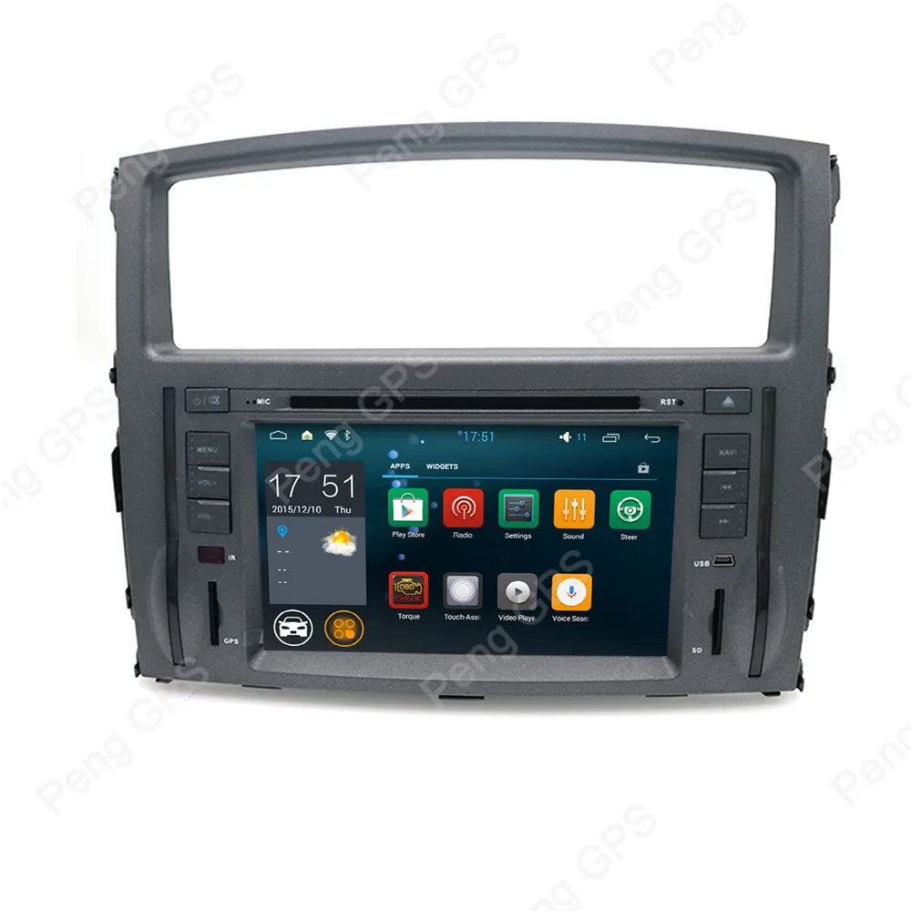 Автомагнитола 2 Din 4 + 32 ГБ 8 ядер Android 0 для MITSUBISHI PAJERO 2006-2011 GPS-навигация CD DVD-плеер
