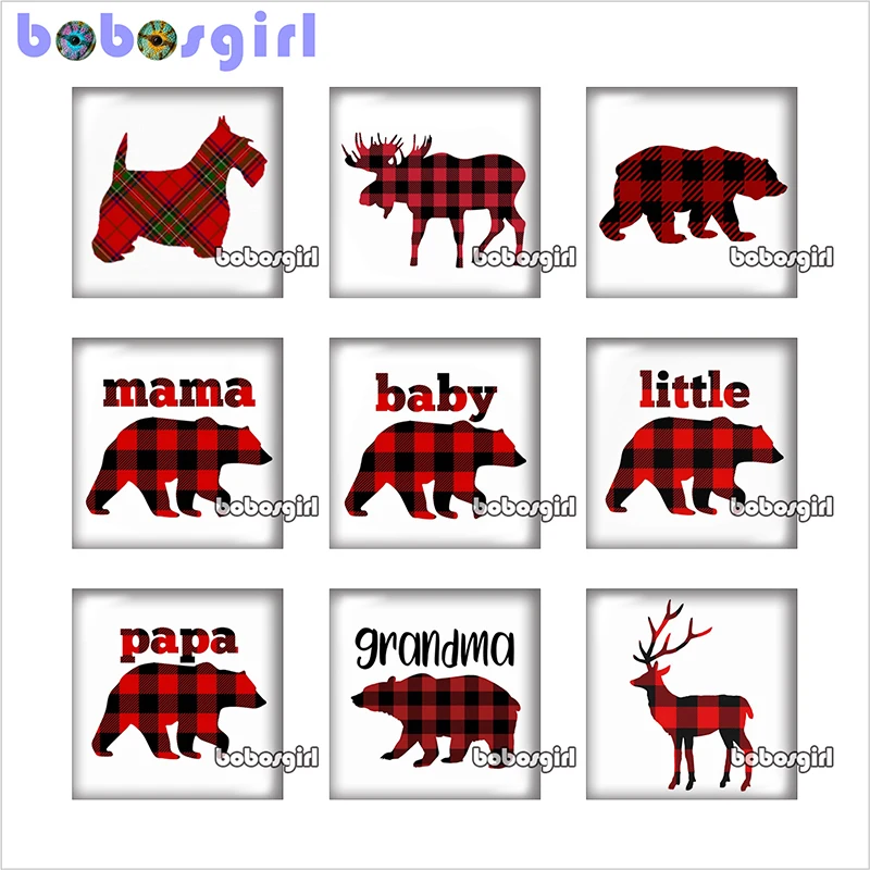 Для браслет медведь или I Love mama для папы мамы Бабушка фото квадратного