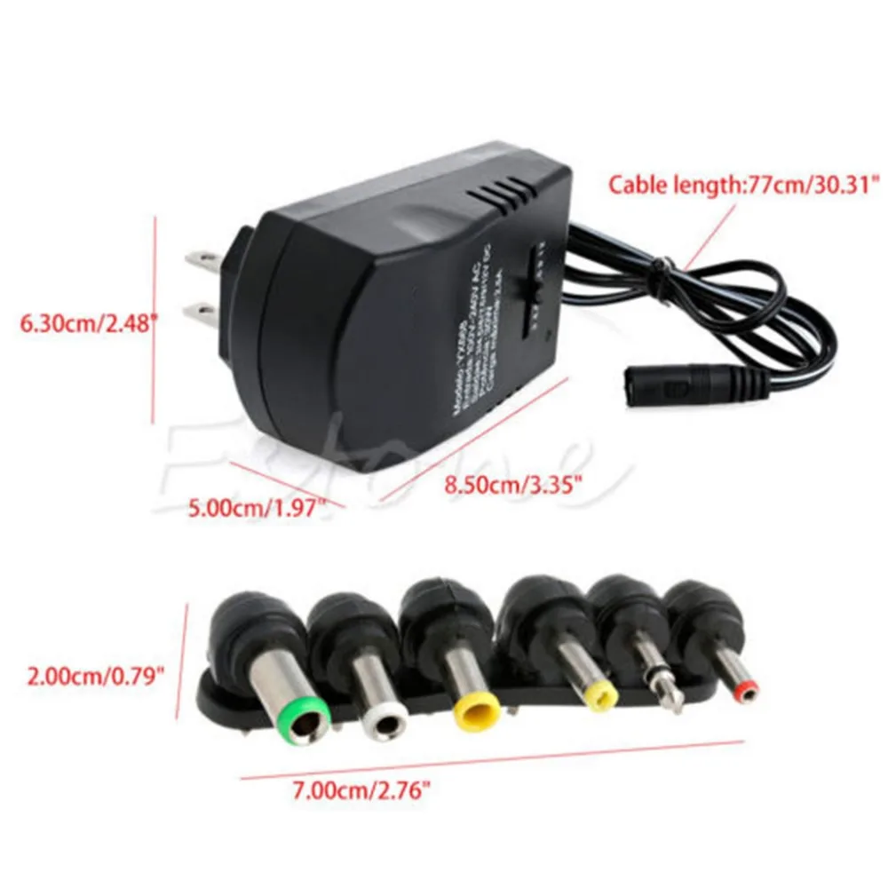 AC DC Универсальный адаптер конвертер 3 4 5 6 7 9 12V US зарядное устройство 3A 30W|charger 2.5a|us