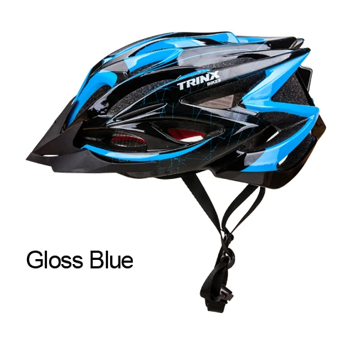GLoss Blue TRINX велосипедный шлем для велосипедистов велосипед шлем профессиональный MTB горная дорога шлем гоночный велосипед регулируемая Безопасная крышка - Цвет: GLoss Blue