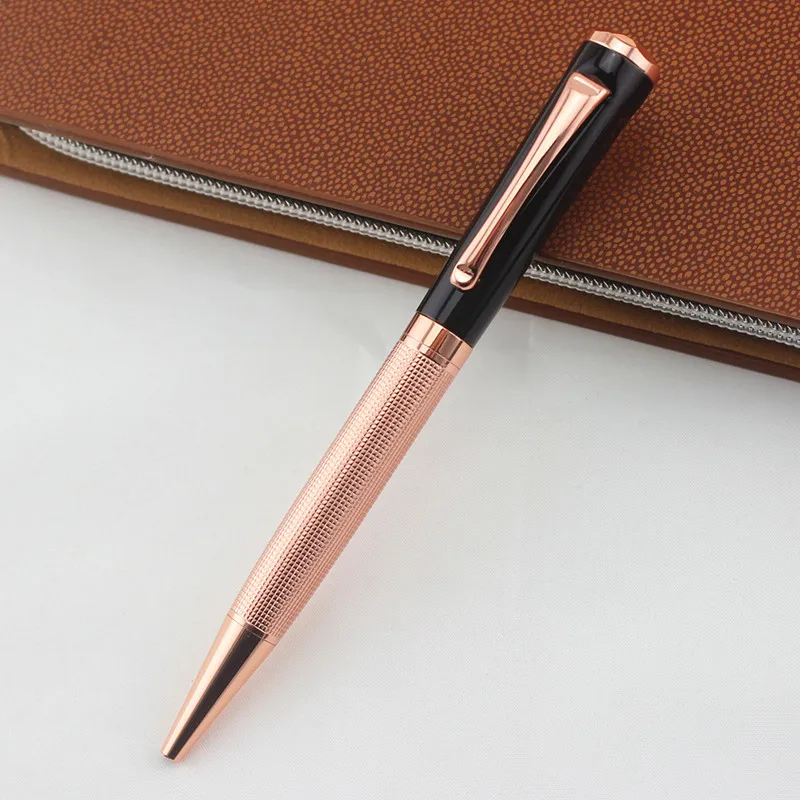 Роскошные шариковые ручки Dragon Rose gold Square Line Barrel со средним наконечником Новая