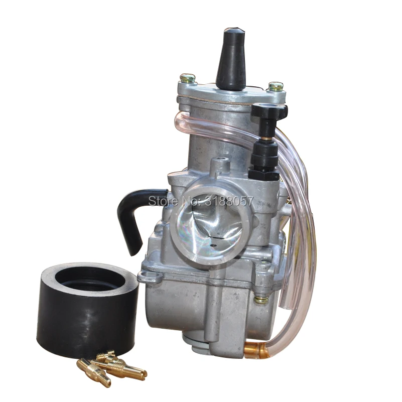 Карбюратор OKO CARB PWK плоский карбюратор 24 мм 26 28 30 32 34 с мощной струей для Koso Keihin GY6 Dio
