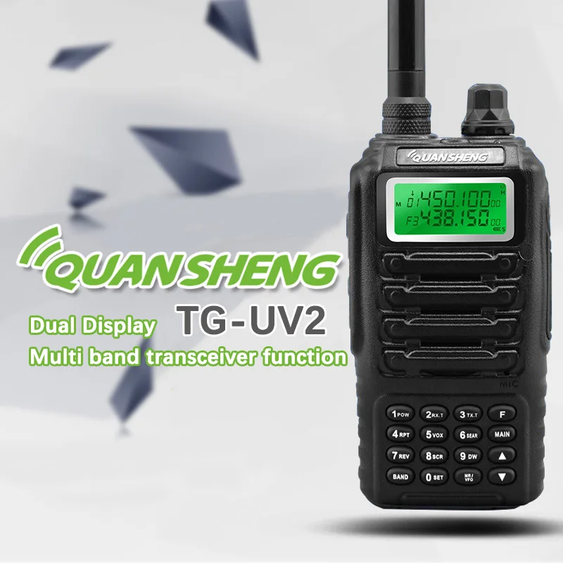 Dual Band 2 Ви двухстороннее радио с двойным режимом ожидания двойной Дисплей QUANSHENG TG