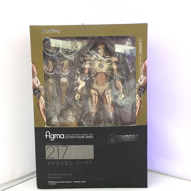 Железный человек 3 Figura Figma 217/Figma ex 026 Mark 21 (MIDAS) Azione ПВХ фигурка Da Collezione модель