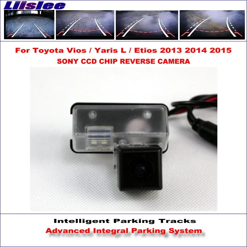 

Автомобильная реверсивная задняя камера для Toyota Vios / Yaris L / Etios 2013-2015 интеллектуальная парковочная трековая камера резервного копирования NTSC...