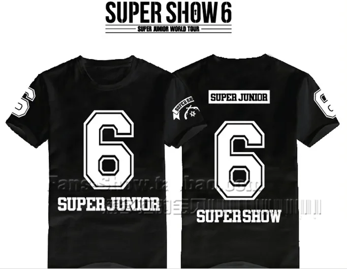 Футболка в стиле хип-хоп Super junior sj rodea SJ6 serie ELF camiseta de manga corta | Женская одежда