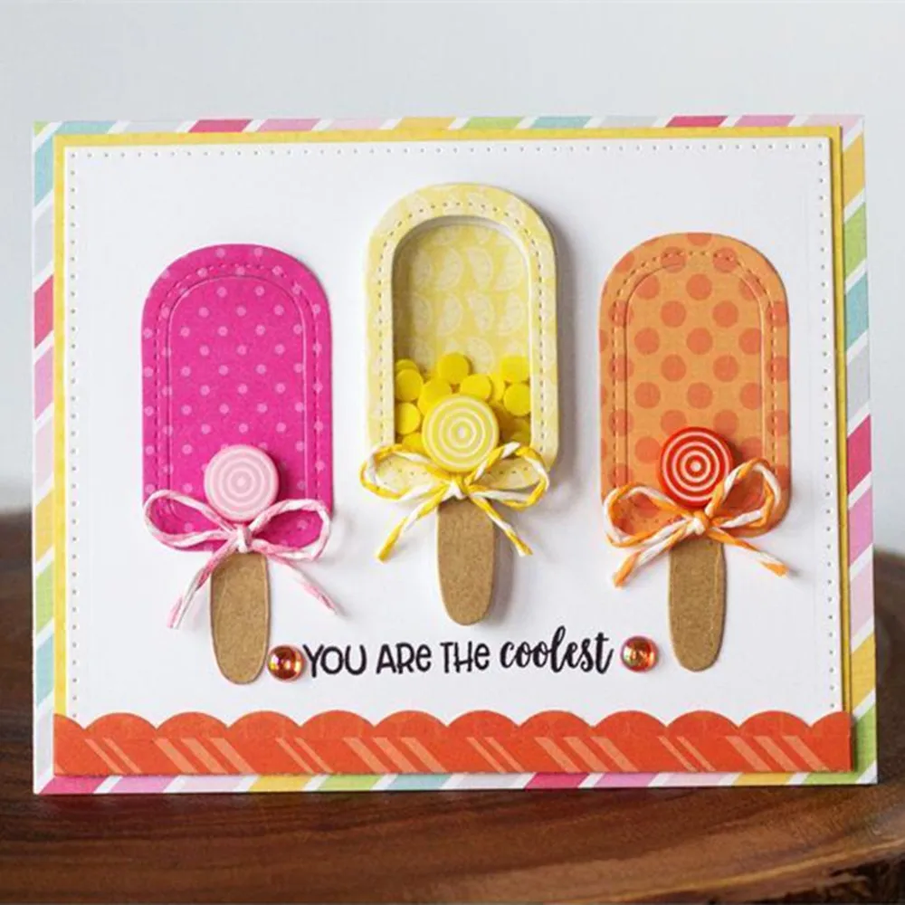 4 шт. Sunnyday летние пляжные металлические резные штампы для рукоделия DIY