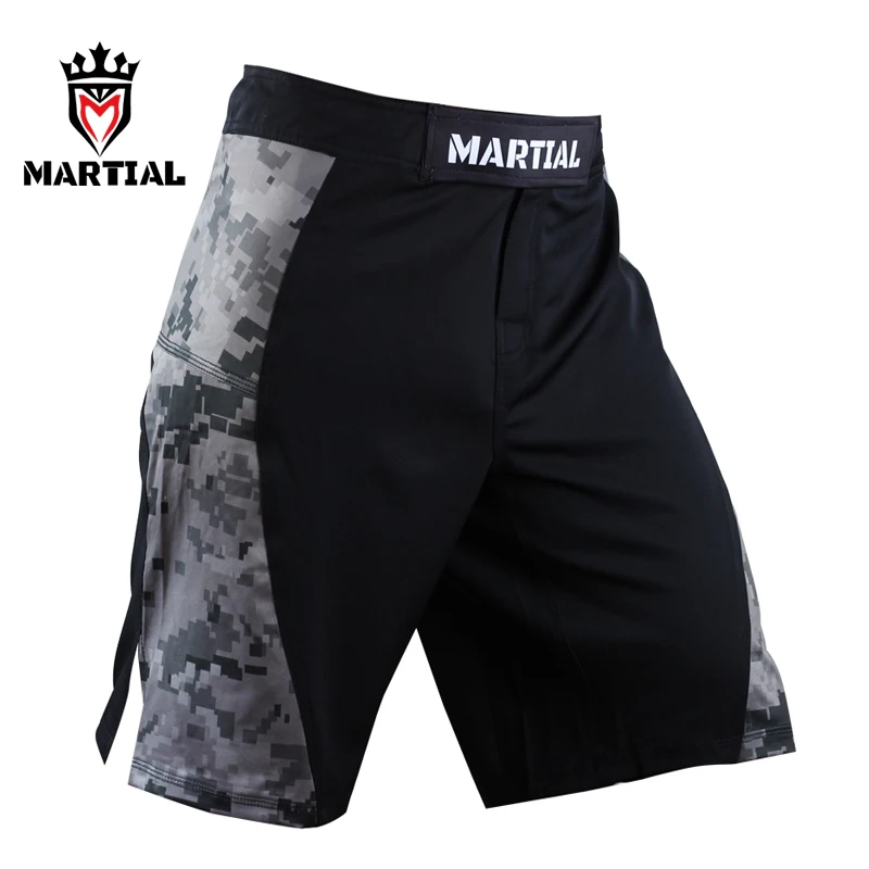 Боевые шорты для фитнеса и MMA боксерские трусы кроссфита Четырехсторонние