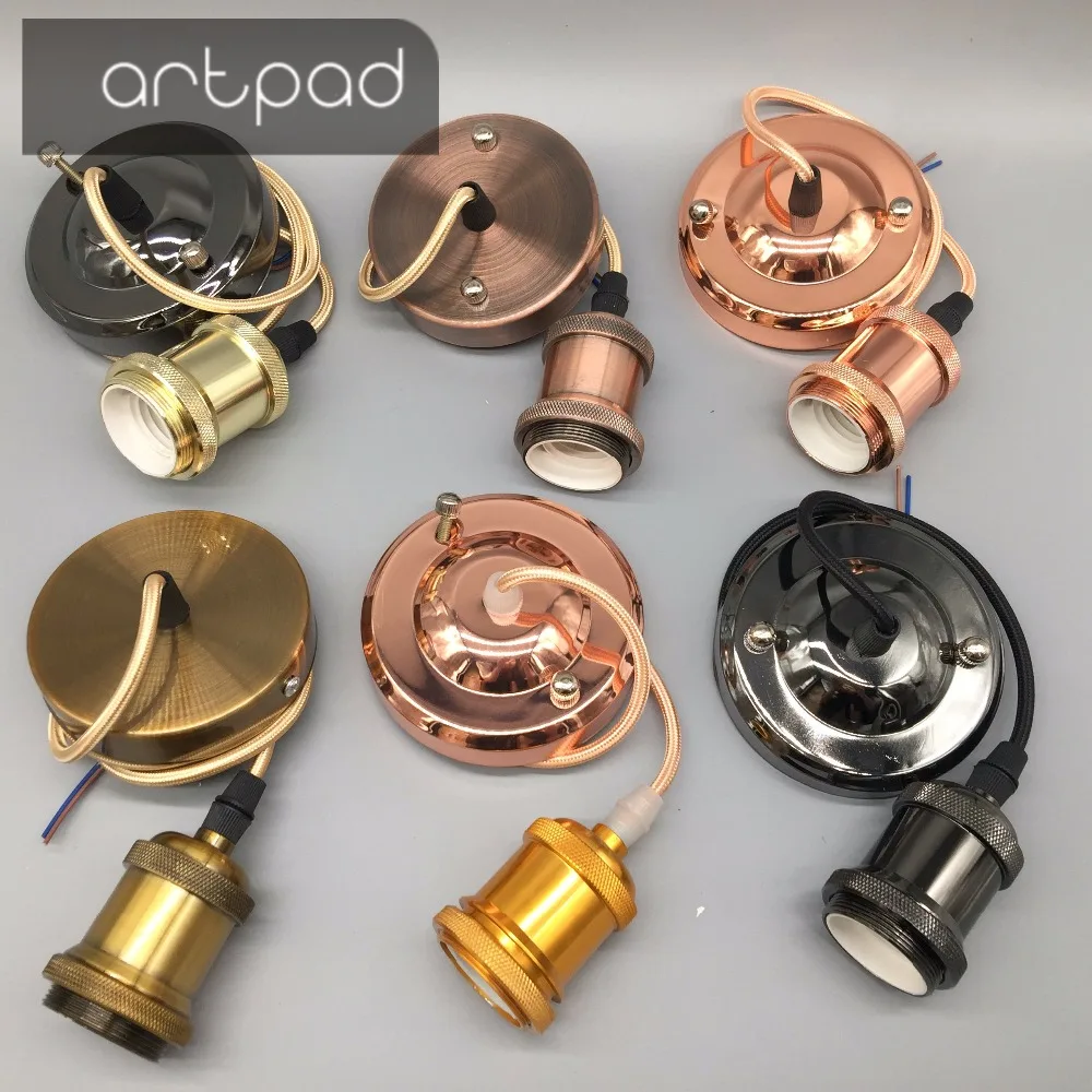 Artpad простой в установке винтажный Ретро E27 E26 держатель лампы Эдисона стандартная
