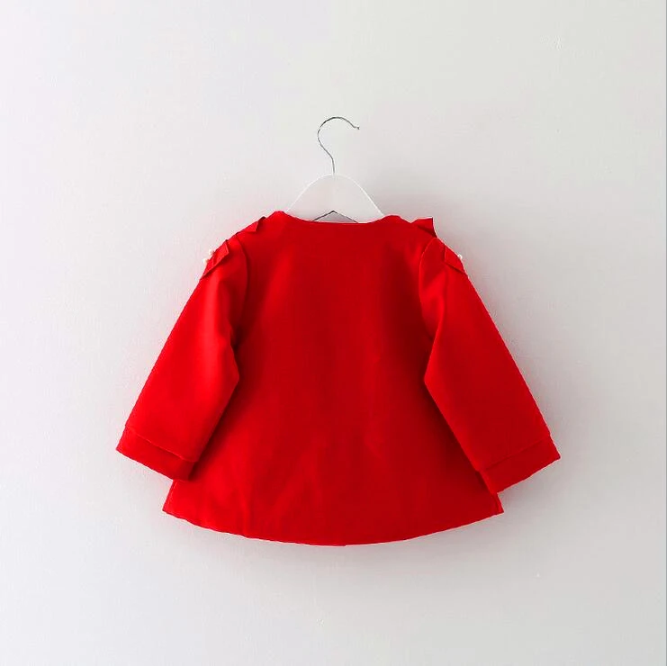 Куртка для девочек куртка маленьких одежда с цветочным принтом весны и осени 2018