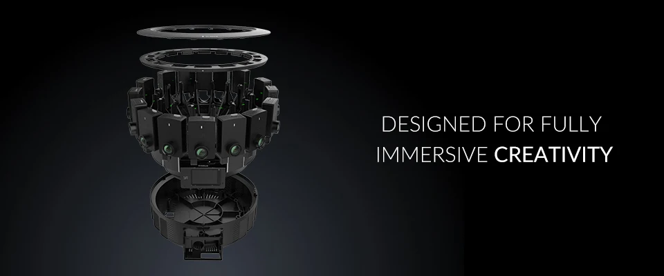 YI HALO VR камера 3D-360 камера 5 ГГц Wi-Fi 2,2 дюймовый сенсорный ЖК-экран 100 минут работы от аккумулятора Основной Процессор Ambarella