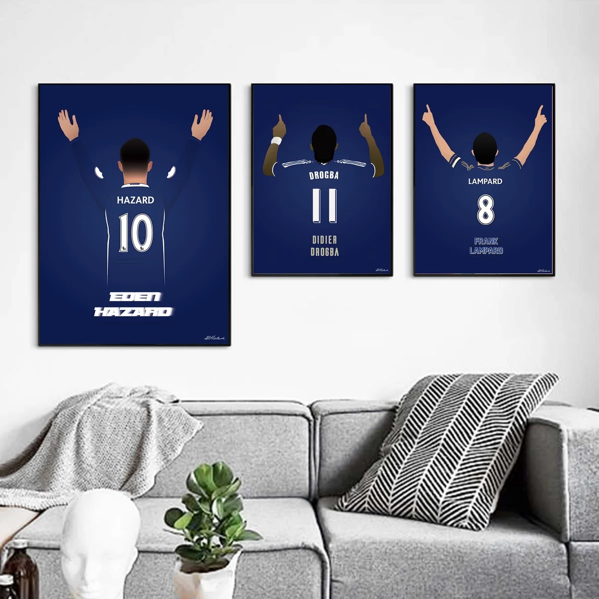 diamond painting christmas Hazard Drogba Lampard Terry Zola Diamond embroidery icons Cross Stitch new year decorations for home | Дом и сад