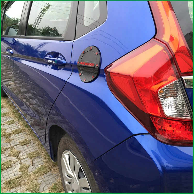 Стайлинг автомобиля ABS крышка топливного бака отделка для Honda Fit Jazz 2014 2015 2016 GK5