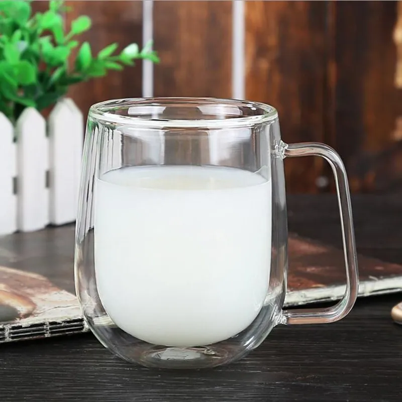 220 мл кофейные кружки с двойными стенками чайные бабочкой для здорового и