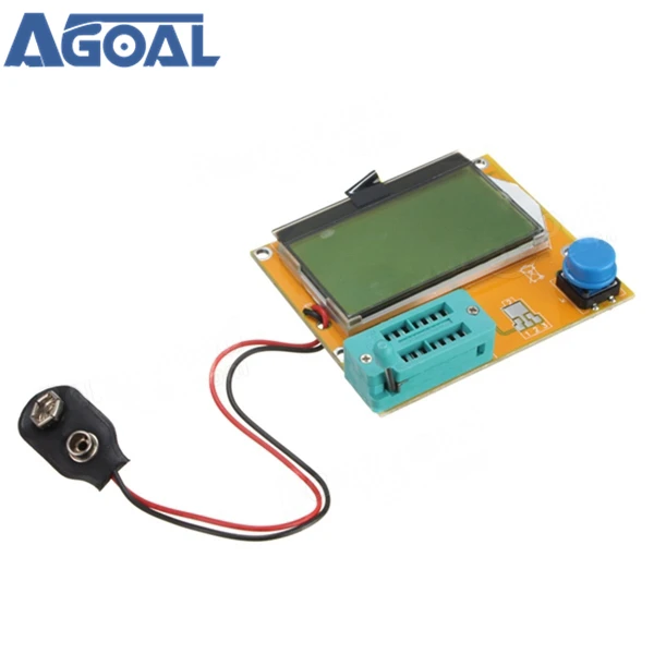 Mega328 M328 LCR-T4 ESR Meter LCR светодиодный тестер транзисторов емкость диода триода MOS PNP/NPN