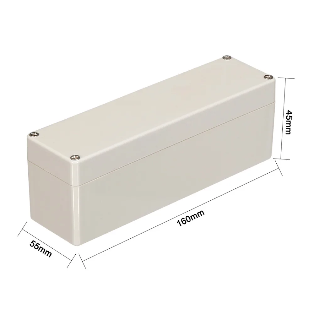 Uxcell 1 шт. водонепроницаемый IP65 IP67 серый 160x55x4 5/100x68x4 0/83x81x5 6/65x58x3 5/65x50x55 мм электронный