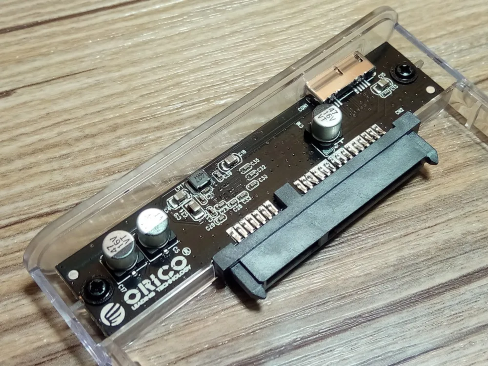 ORICO 2139U3 корпус жесткого диска 2,5 дюймов прозрачный USB3.0 корпус жесткого диска поддержка UASP протокол для 7-9,5 мм HDD