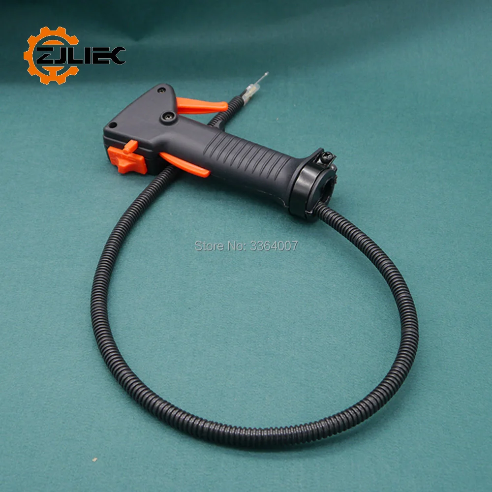 Переключатель ручки дроссельной заслонки для 26cc 33cc 43cc 52cc кусторез gx35 триммер для травы Правая Ручка управления