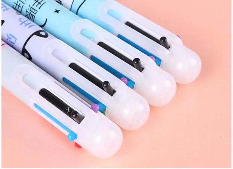 Шариковая ручка с мультяшным котом 6 цветов|Шариковые ручки| |