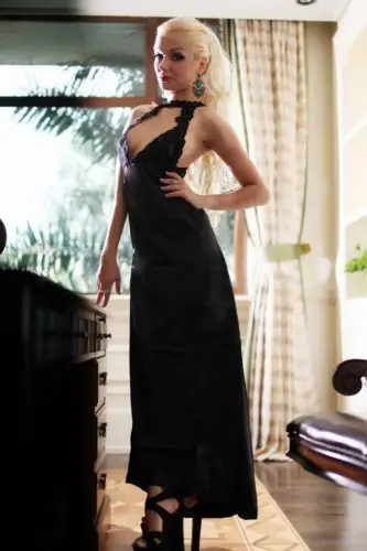 Атласное черное вечернее платье женское белье XS s m | Тематическая одежда и