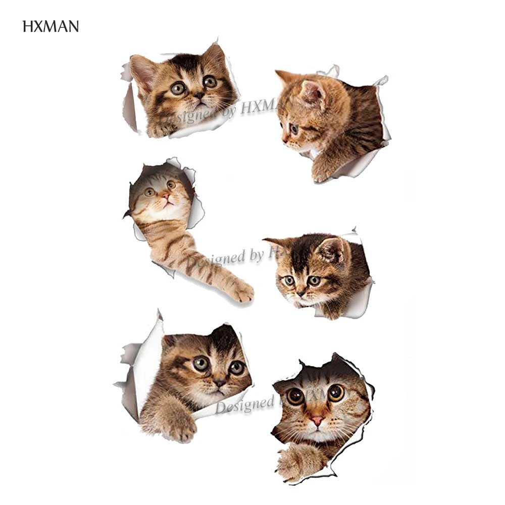 HXMAN кошка Временные татуировки стикер для женщин модные сексуальные боди арт