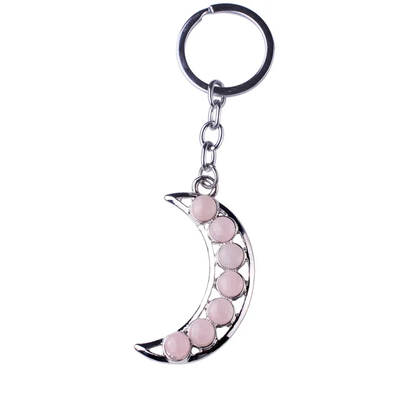 Модные ювелирные изделия парные брелоки с натуральными 7 чакрами каменные бусины