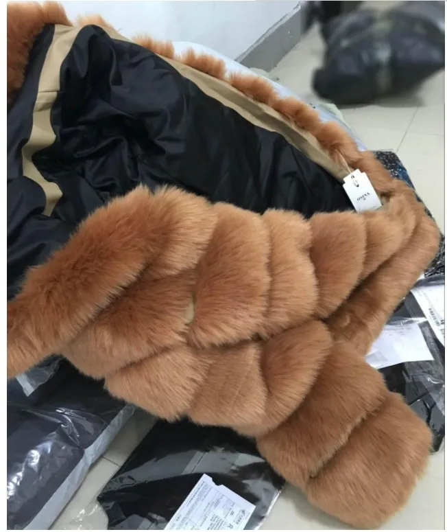 Camel ZADORIN Winter Luxury Faux Mink Fur Coat Hooded Women Thick Warm Fluffy Faux Fur Jacket Ladies Coats Black Pink Fur Pele - Цвет: Camel