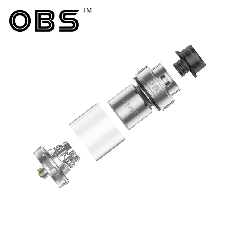 Оригинальный OBS двигатель 2 RTA 5 мл емкость бака двойная катушка 26 мм Диаметр