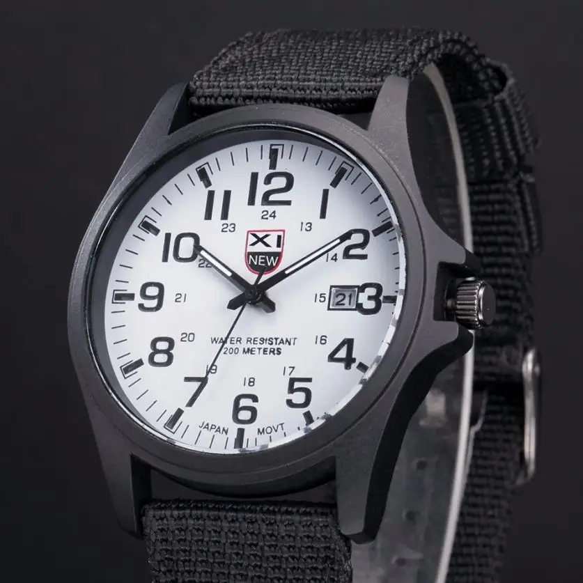 2018 модные часы Reloj Hombre мужские роскошные уличные с датой из нержавеющей стали