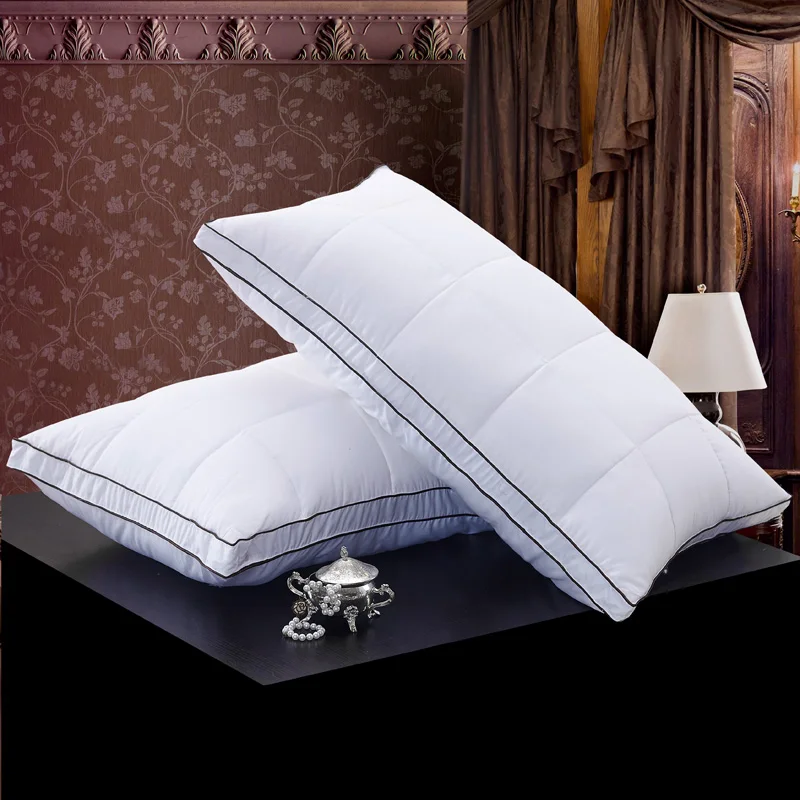 1 шт. Прямоугольная подушка из 95% гусиного пуха и 5% перьев 48 х74 см|pillow bedding|down feather