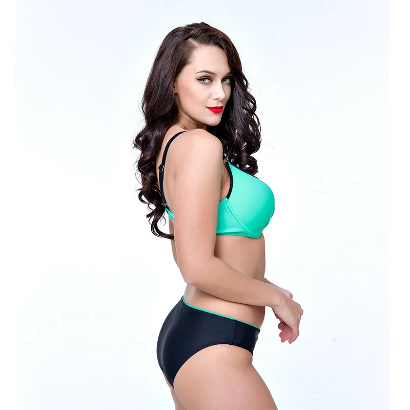 Двойка ванный Комплект женский плюс Размеры Купальники для малышек женские