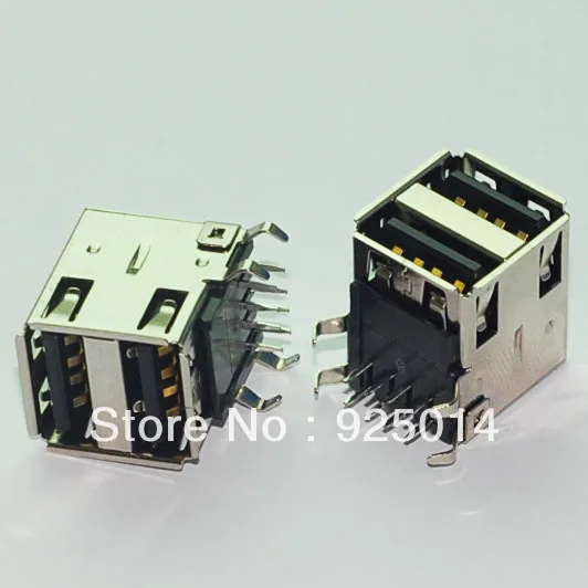 

usb female SOCKET connector Usb double layer female interface socket