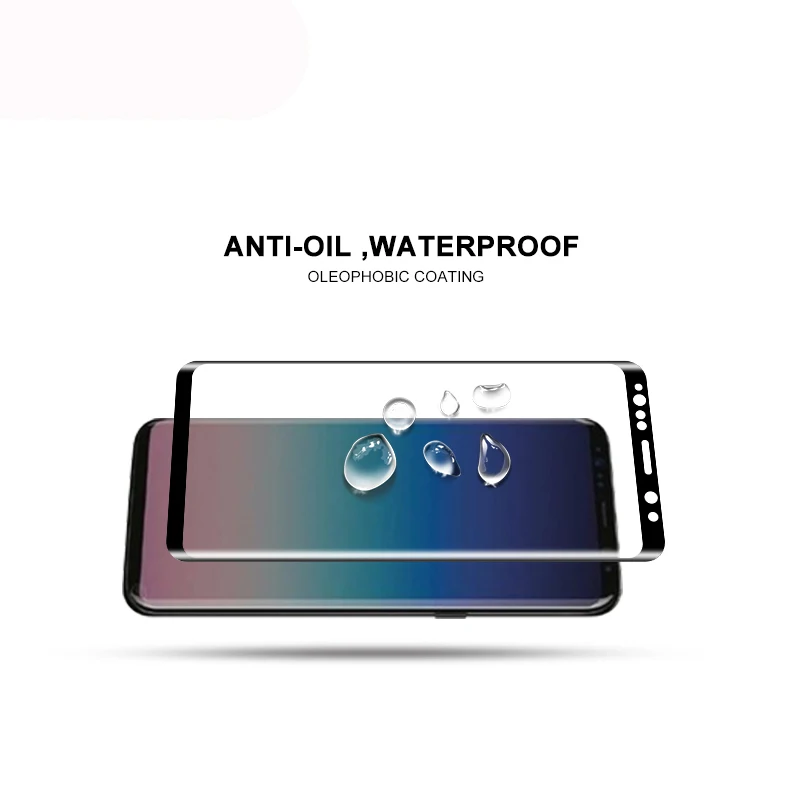 3D изогнутая Защитная пленка для экрана Samsung Galaxy S8 Plus закаленное стекло полностью