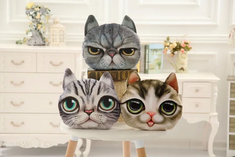 30x30 см подушка в форме кошки мягкая игрушка кукла Свадебная вечеринка грелка для рук плюшевая Декоративная Подушка Диван Подушка домашний текстиль